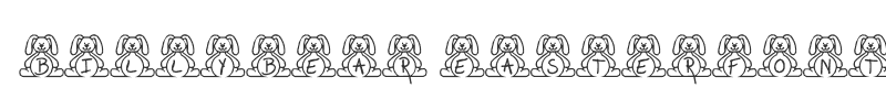 BillyBear EasterFont