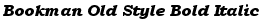 Bookman Old Style Bold Italic