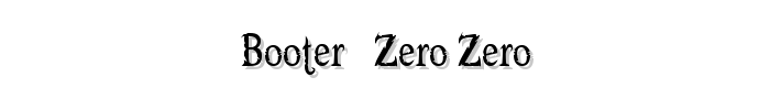 Booter - Zero Zero
