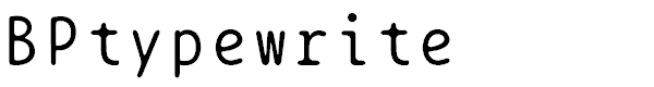 BPtypewrite