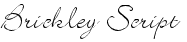 Brickley Script LET Plain