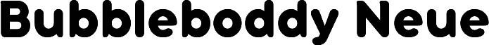 Bubbleboddy Neue Trial Bold