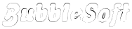 BubbleSoft Outline Italic