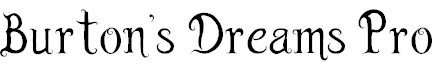 Free Tim Burton Fonts