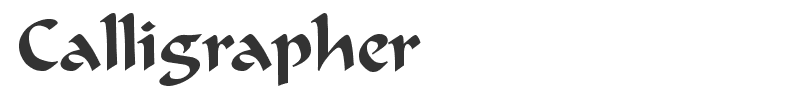 Calligrapher
