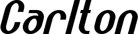 Carlton Bold Italic