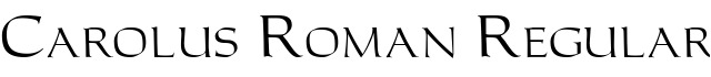 Carolus Roman Regular