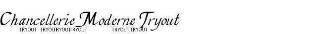 Chancellerie Moderne Tryout