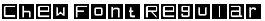 Chew Font Regular