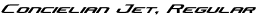 Concielian Jet, Regular