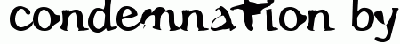 Condemnation by Font Emporium