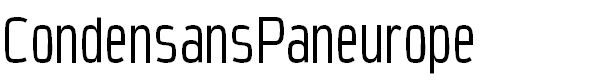 CondensansPaneurope