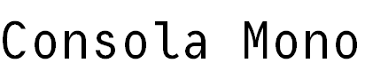 Consola Mono