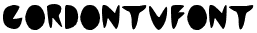 Cordon TV Font
