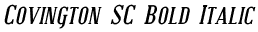 Covington SC Bold Italic