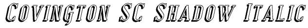 Covington SC Shadow, Italic