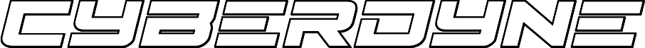 Cyberdyne Outline Italic