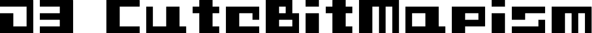 D3 CuteBitMapism TypeB