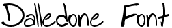 Dalledone Font