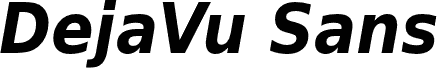 DejaVu Sans Condensed Bold Oblique