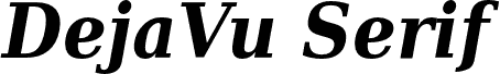 DejaVu Serif