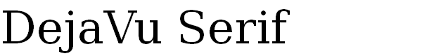 DejaVu Serif