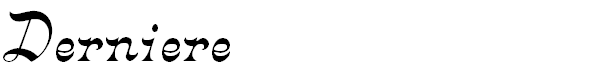 Derniere