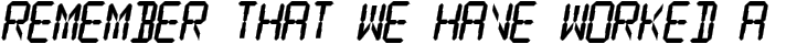 Digital Readout Thick