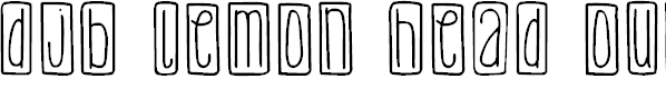 DJB Lemon Head Outlined
