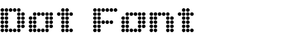 Dot Font