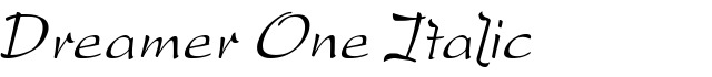 DreamerOne,  Italic