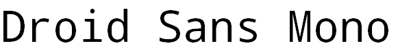 Droid Sans Mono