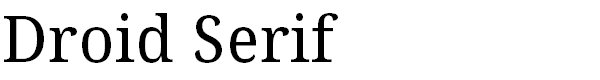 Droid Serif