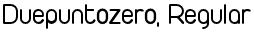 Duepuntozero, Regular