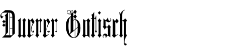 Duerer Gotisch