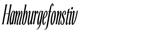 Echelon Condensed Italic