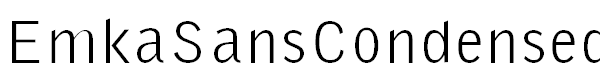 Emka Sans Condensed