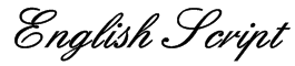 English Script