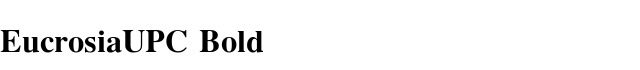 EucrosiaUPC Bold