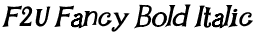 F2U Fancy Bold Italic