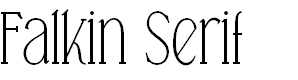 Falkin Serif PERSONAL