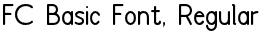 FC Basic Font, Regular