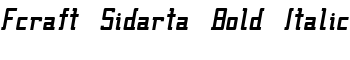 Fcraft Sidarta Bold Italic