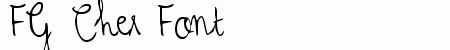 FG Cher Font