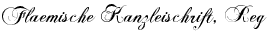 Flaemische Kanzleischrift, Regular