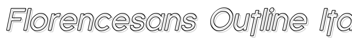 Florencesans Outline Italic