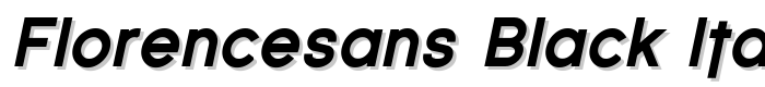 Florencesans SC Black Italic