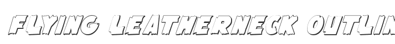 Flying Leatherneck Outline