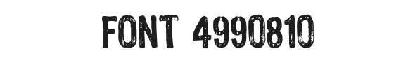 Font 4990810