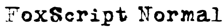 FoxScript Normal